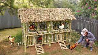 Tips to build eco friendly chicken coop from bamboo [upl. by Berri449]