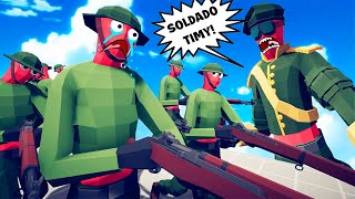 EL SOLDADO TIMY VA A LA GUERRA  TOTALLY ACCURATE BATTLE SIMULATOR [upl. by Ahtikal]