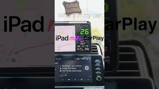 【What’s in my car “iPad mini CarPlay” 】Summer Holiday for Daddy [upl. by Ecinerev]