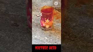 Shoking Nitric Acid Experiment Viral short Experimentwithmunna [upl. by Ynnej]