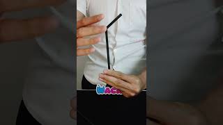 Crazy Straw Magic Trick Tutorial magictutorials 🪄✨ [upl. by Arthur]