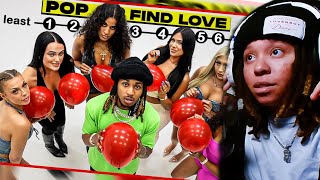 W Line Up❤️LoftyLiyah Reacts To Pop The Least Attractive Person’s Balloon or Find Love [upl. by Almap]