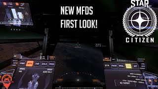 Star Citizen  New MFDs First Look [upl. by Coe829]