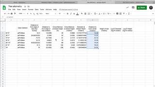 tree allometry input data part II [upl. by Reece]