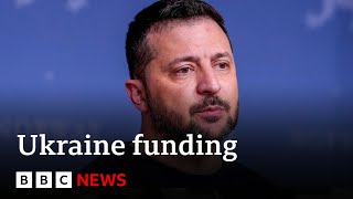 EU exploring plan B Ukraine funding as Hungary threatens to veto €50bn aid package  BBC News [upl. by Eirrok]