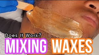 Hirsutism Facial Wax Using A Mixture Of Different Waxes Will The Results Be Good [upl. by Ashli785]