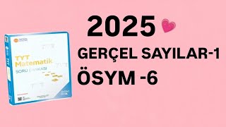 2025  345 TYT MATEMATİK SORU BANKASI ÇÖZÜMLERİ  GERÇEL SAYILAR1  ÖSYM 6 [upl. by Mariette249]