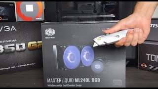 How to Install Cooler Master MasterLiquid ML240L on AM4 Socket [upl. by Broadbent997]