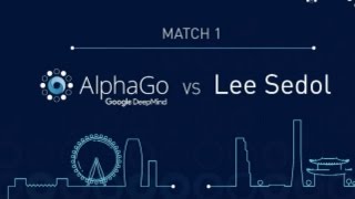 Google DeepMind Challenge Match 1 AlphaGo vs Lee Sedol [upl. by Yarled]