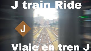 J train operator POV English and Spanish vista del tren J en inglés y Español [upl. by Sema]