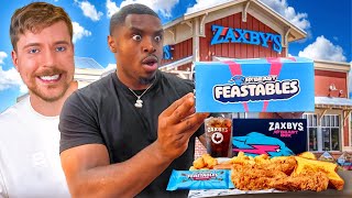 Mr Beast New Meal At Zaxbys CHANGED EVERYTHING  Mr Beast Box [upl. by Auhso]