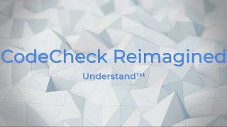 CodeCheck Reimagined Unlock the Power of Static Analysis with Understand 70 [upl. by Aeirdna]