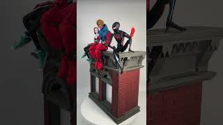 Spider Verse Figures spiderman figures shfiguarts marvel [upl. by Hendren62]