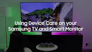 Using Device Care on your Samsung TV and Smart Monitor [upl. by Amrac843]