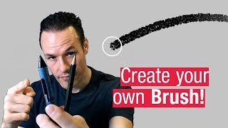 Creating custom Brushes in Photoshop  Digital Painting Tutorial [upl. by Sihtnyc]