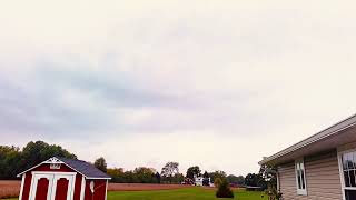 Ohio farm rainy sunset 🌧️ 29 September 2024 [upl. by Annoj617]