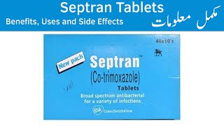 Septran Tablet  Cotrimoxazole  Septran Tablets Benefits Uses And Side Effects In UrduHindi [upl. by Emirak]