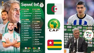 debrief de la liste de Petkovic Chaibi encore ABSENT Touba et benbot de retour  CAN 2025 [upl. by Richers115]