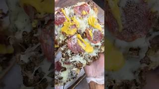 Pizza Philly cheesesteak recipe [upl. by Ihsakat978]