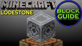 Lodestone  Minecraft Block Guide [upl. by Nealah]