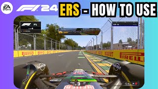 How to Use ERS in F1 24  Activate Overtake ERS Button  Use Battery [upl. by Ehtyde]