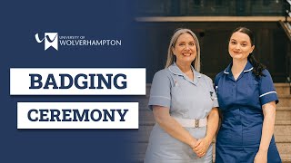 University of Wolverhampton Nursing Badging Ceremony 2024 [upl. by Andriana223]