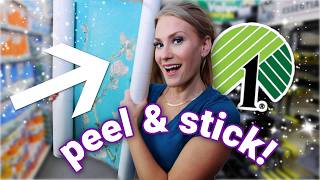 FAST PEEL amp STICK MIRACLES you NEED from Dollar Tree amp Amazon [upl. by Ymac358]