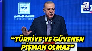 Başkan Erdoğan quotİstanbul Katılım Finans Merkezi Olacakquot l A Para [upl. by Vivle]