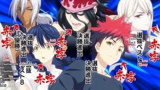 食戟のソーマ 餐ノ皿 「 久我さんの店は１、２日と中部エリアの売り上げ１位となった。 ソーマが空閑を倒す。 」｜ Shokugeki no Souma 3 [upl. by Maxwell]