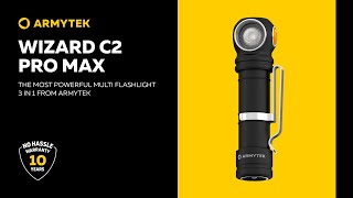 Armytek Wizard C2 Pro Max — flagship product in multi flashlight lineup [upl. by Arualana]