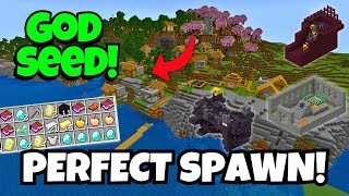 🔥GOD SEED Minecraft 121 Bedrock best survival seeds [upl. by Aibonez]