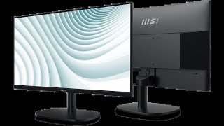 MSI MP245V 24 INCH 100HZ MONITOR UNBOXING AND SETTINGS [upl. by Reckford13]