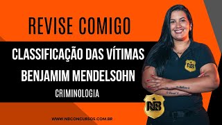 Vitimologia  Classificação das vítimas de acordo com Benjamim Mendelsohn criminologia [upl. by Ahsilek]