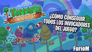 TERRARIA  CÓMO CONSEGUIR TODOS LOS INVOCADORES Y TORRETAS DEL JUEGO [upl. by Ahtamas894]