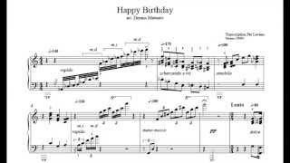 Happy Birthday Denis Matsuev arr MIDI [upl. by Ennairrek]