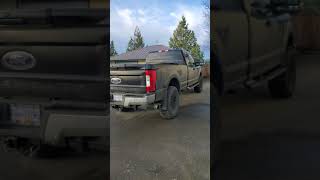 Deleted 67 powerstroke 2019 F250 cold start 200 HP tune [upl. by Elorac959]