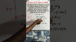 Work Energy and Power  NEET Physics in Telugu  Numerical on Energy46 [upl. by Siberson]