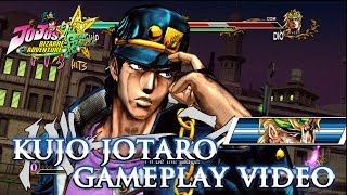 JoJos Bizarre Adventure AllStar Battle  PS3  Jotaro Kujo Gameplay Combo Trailer [upl. by Lantz69]