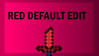 RED DEFAULT PACK RELEASE  PvP edit  Coldnetwork [upl. by Ydnem]