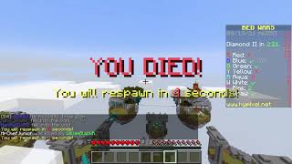 EPIC BEDWARS WIN  Minecraft Bedwars [upl. by Airetak]