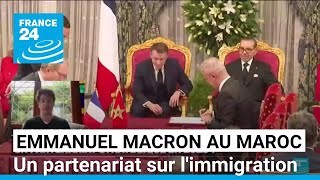 Macron au Maroc  quotcest réellement loccasion de redéfinir les stratégies migratoires communesquot [upl. by Nedaj]