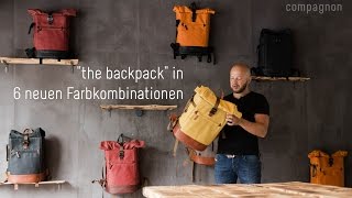 compagnon quotthe backpackquot in 6 new colour combinations [upl. by Diarmid95]