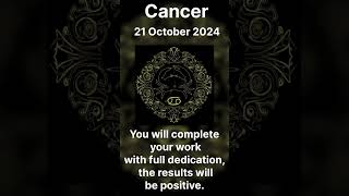 GeminiCancer Today Horoscope  21 October 2024 Monday horoscope daily shorts shortsfeed [upl. by Eiramrefinnej]