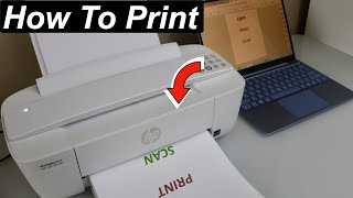 How To Print With HP DeskJet 3700 Printer Series [upl. by Atima622]