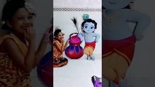 Makhan chor kanhiya makhanchor shortsfeed khana hindudeity love devotional stetus viral [upl. by Niledam]