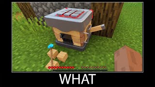 Minecraft wait what meme part 295 realistic minecraft Crafter [upl. by Fia113]