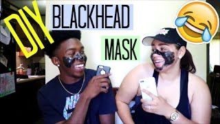 COUPLES DIY BLACKHEAD MASK [upl. by Eanehs847]