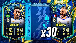 30x 84 x25 amp TOTS SWAPS PACKS 🥳  FIFA 22 Ultimate Team [upl. by Farr45]