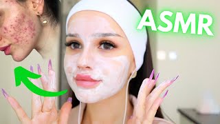 ASMR RUTINA DE SKINCARE ANTI ACNÉ [upl. by Sonitnatsok]