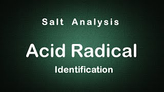 Salt Analysis Anion identification Experiment Edunovus Online Smart Practicals [upl. by Ahseem]